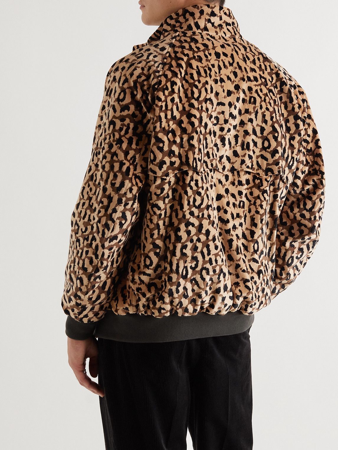 Baracuta - Wacko Maria Leopard-Print Brushed-Cotton Harrington