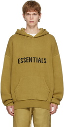 Essentials Khaki Knit Hoodie