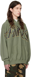 Awake NY Green Script Hoodie