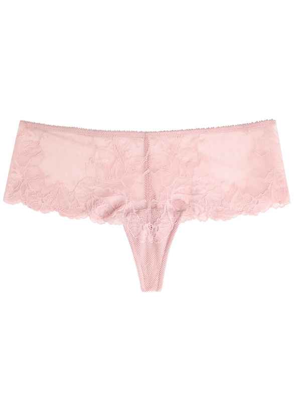 Photo: Wacoal Vivid Attraction Lace Thong Light Pink