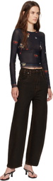 Eckhaus Latta Brown Baggy Jeans