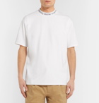 Acne Studios - Navid Logo-Print Stretch-Jersey T-Shirt - Men - White