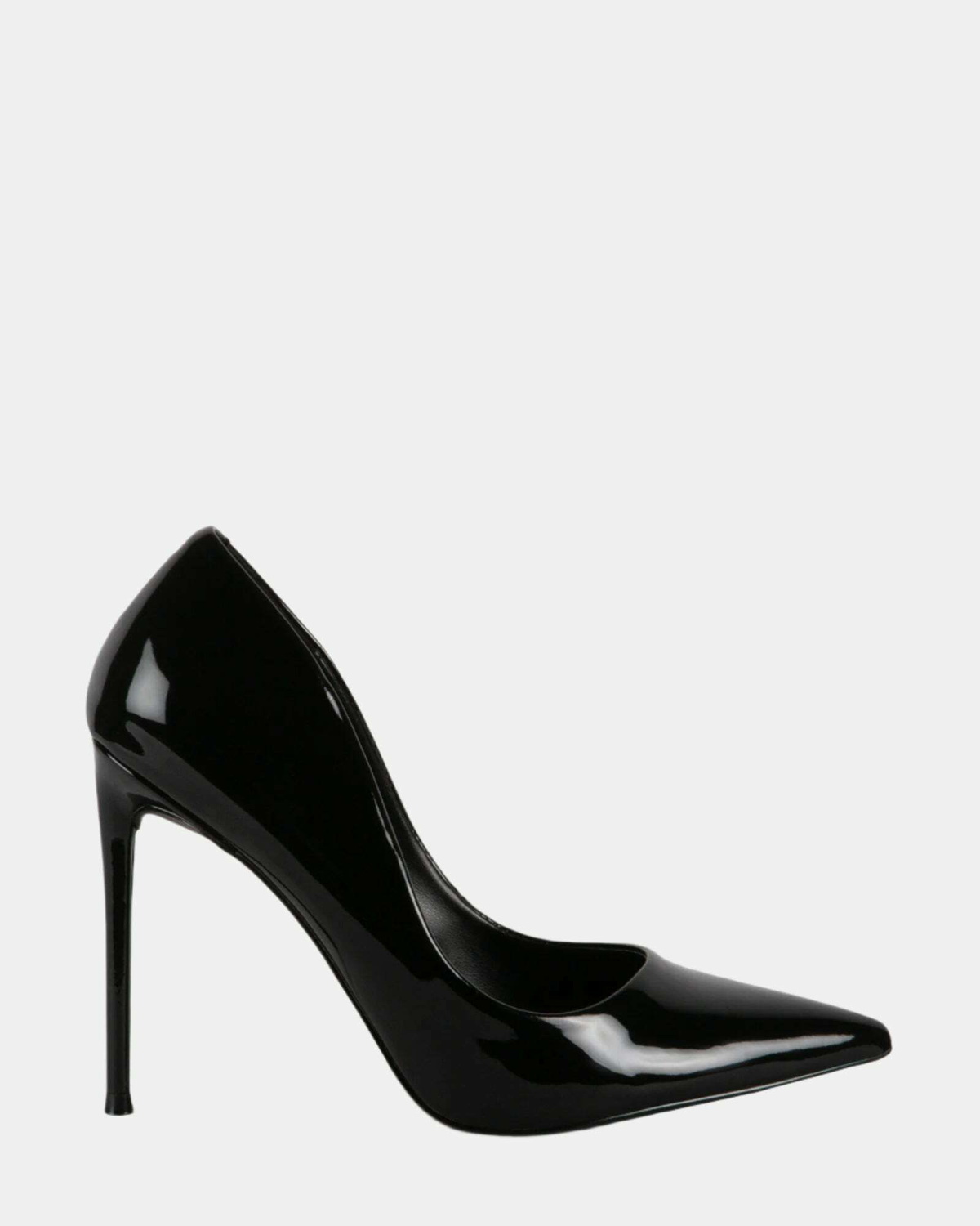 Steve Madden Vida Heels in Black Patent