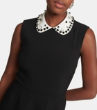 REDValentino Embellished cady minidress