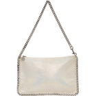 Stella McCartney Off-White Holographic Falabella Shoulder Bag