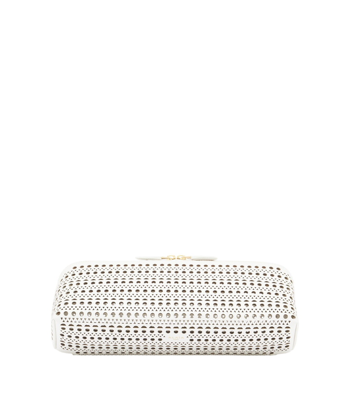 Photo: Alaïa Delta Small leather clutch