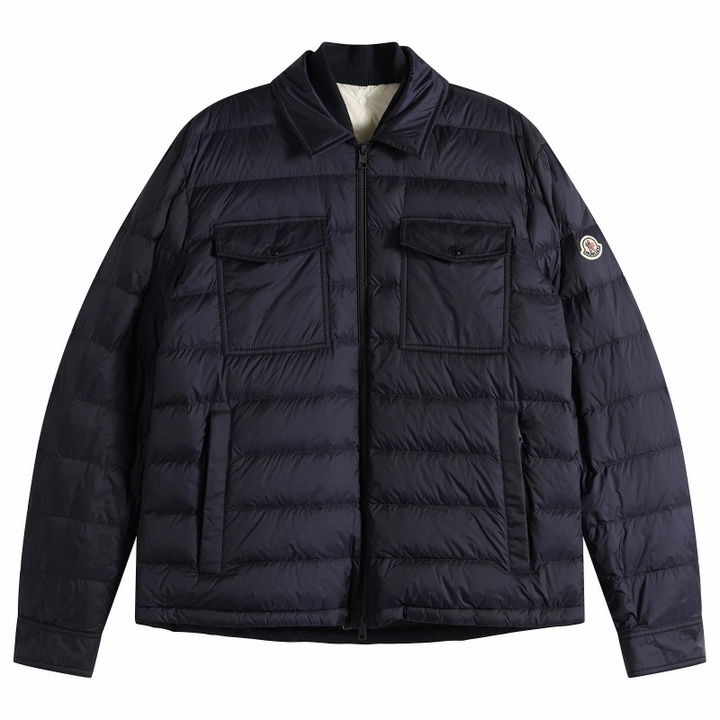 Photo: Moncler Men's Vydori Shirt Jacket & Gilet Set in Navy