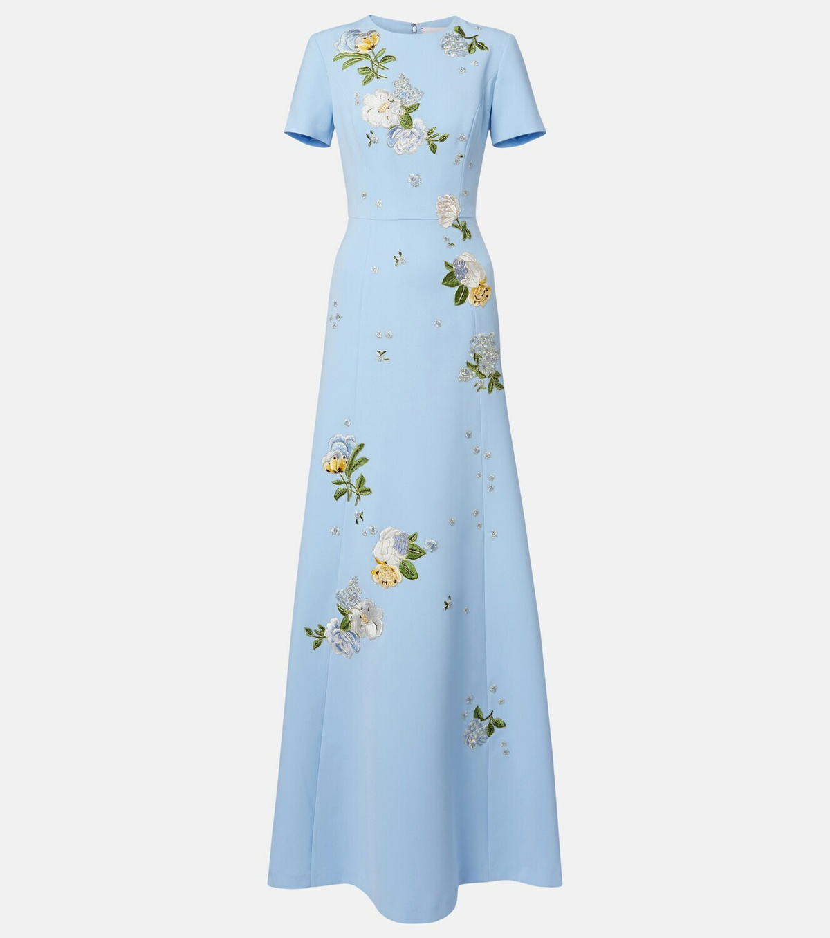 Carolina Herrera Floral embroidered gown