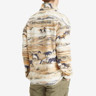 Columbia Men's Helvetia™ II Printed Half Snap Fleece in Lemon Wash Roam