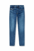 Diesel Regular Jeans Regular Waist 2023 D-Finitive, Dark blue, Button fly