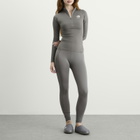The North Face Women's x SKIMS W Refina Long Sleeve Top in Sk Gunmetal