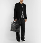 Givenchy - Jaw-Textured Coated-Canvas and Full-Grain Leather Holdall - Men - Black