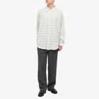 mfpen Men's Exact Shirt in Grey Check Seersucker