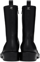Courrèges Black Rider Leather Boots