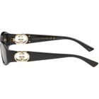 Gucci Black Oval Frame Sunglasses