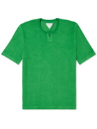 Bottega Veneta - Cotton-Blend Terry T-Shirt - Green
