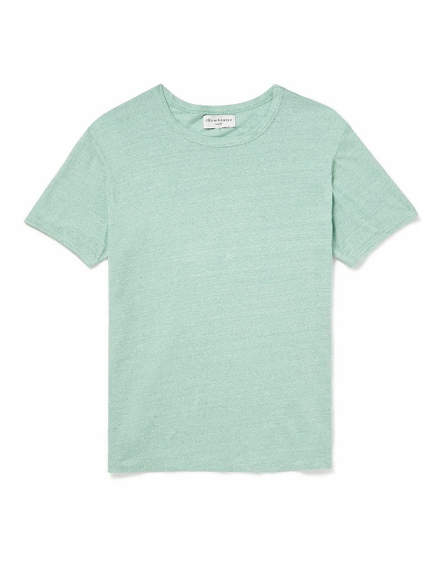 Photo: Officine Générale - Stretch-Linen T-Shirt - Green