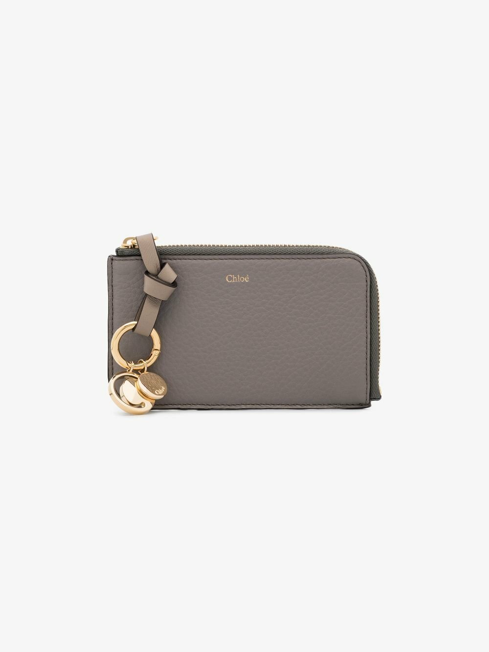 Chloé Grey Alphabet Leather Wallet