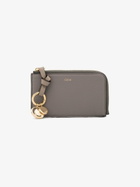 Chloé Grey Alphabet Leather Wallet