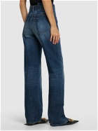 VICTORIA BECKHAM - Deconstructed Slim Cotton Jeans