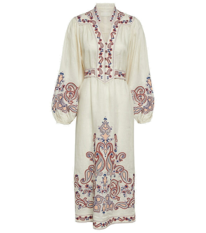 Photo: Zimmermann Printed linen midi dress