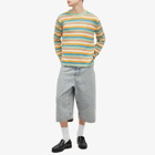 Acne Studios Men's Kripes Cotton Stripe Jumper in Mint Green/Multi