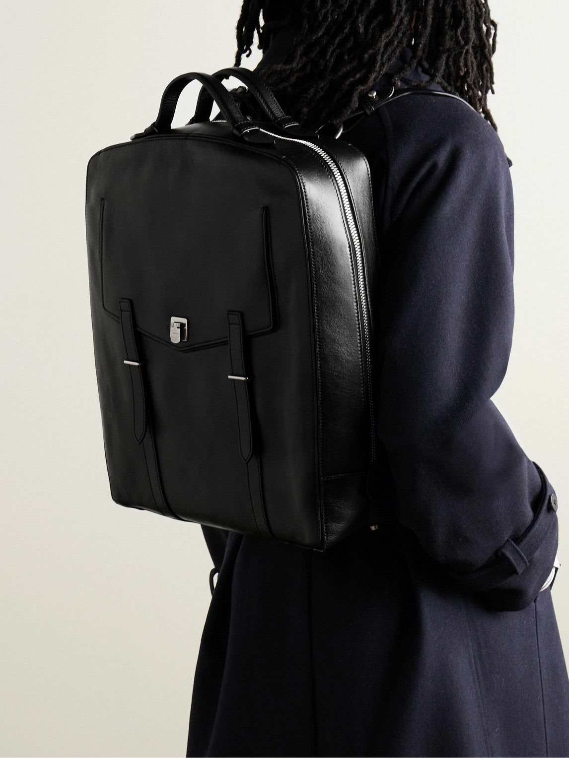Métier - Rider Full-Grain Leather Backpack
