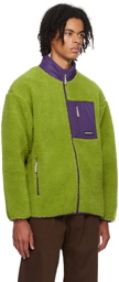 Gramicci Green Stand Collar Jacket