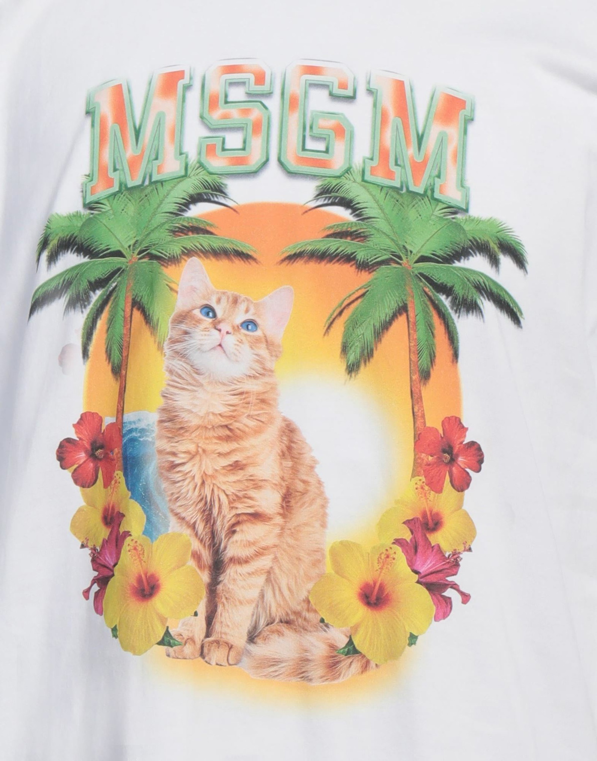 Msgm Mens T-shirt in White
