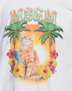 Msgm Mens T-shirt in White