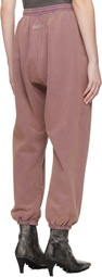 Acne Studios Purple Cotton Sweatpants