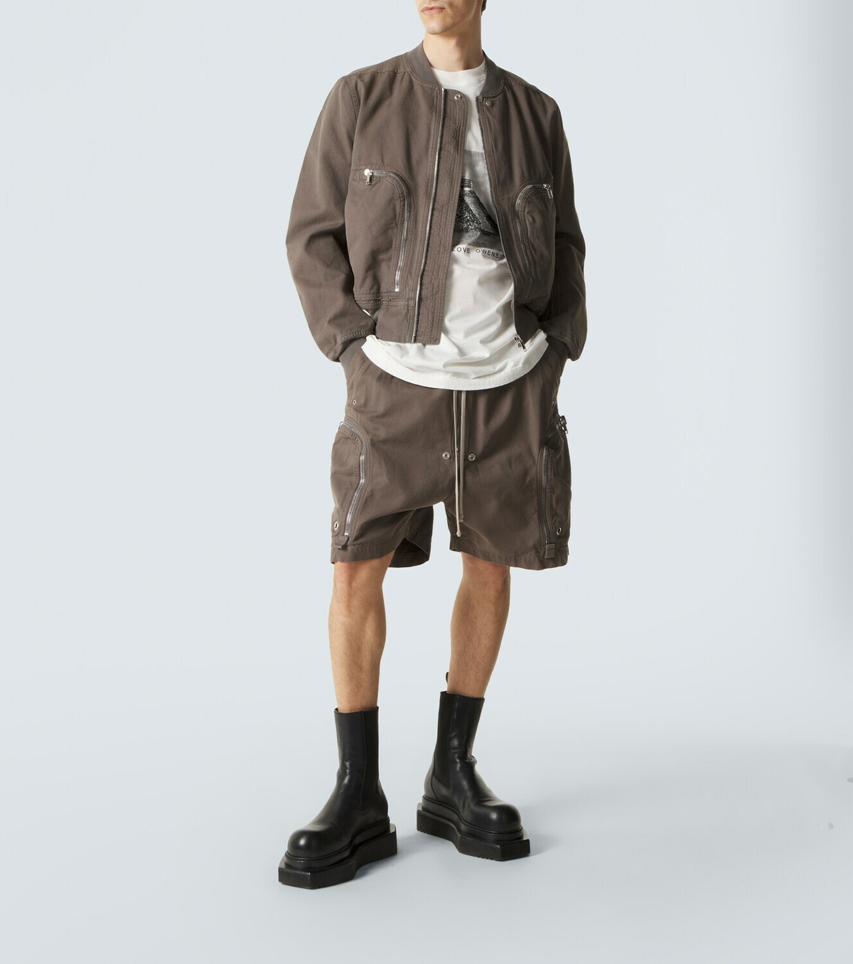 Rick Owens Cotton bomber jacket
