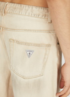 Guess USA - Vintage Denim Shorts in Beige