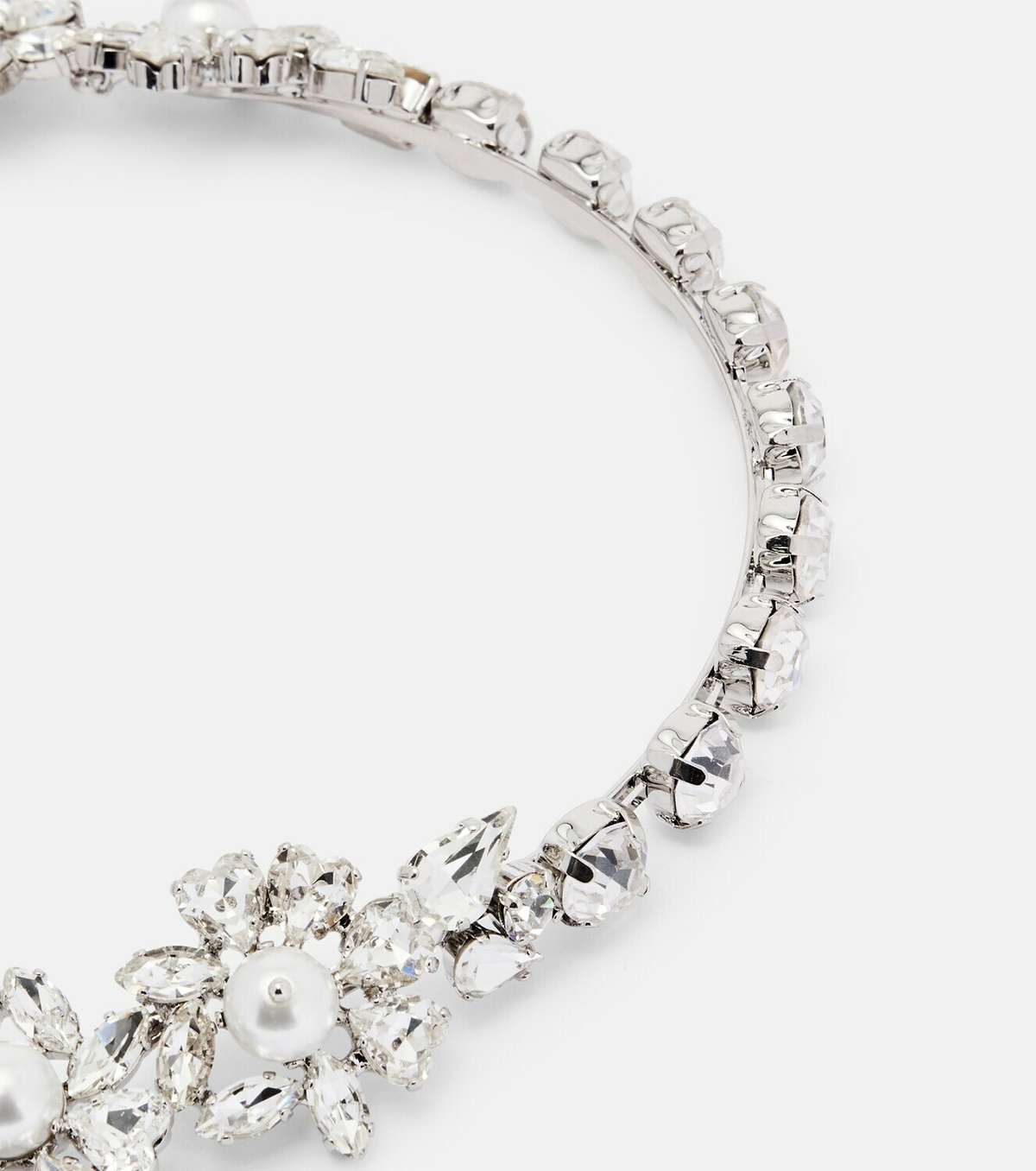 Simone Rocha Fragment Heartbloom embellished necklace