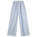 Baserange Women's Claude Stripe Pants in Blue Stripe