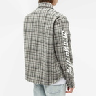 Billionaire Boys Club Men's Check Button Down Shirt in Grey