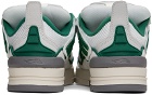 Li-Ning Off-White & Green Wave Pro Sneakers