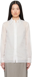 Gabriela Coll Garments White No.197 Taffeta Shirt