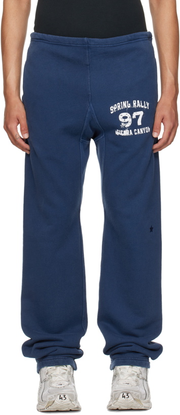 Photo: GREG ROSS SSENSE Exclusive Navy Sweatpants