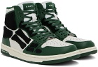 AMIRI White & Green Skel Top Hi Sneakers