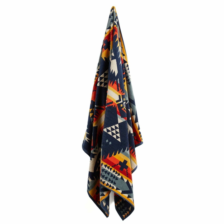 Photo: Pendleton Oversized Spa Towel in Nehalem Navy 