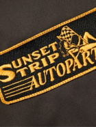 Local Authority LA - Dickies® Sunset Strip Autoparts Appliquéd Padded Drill Jacket - Brown