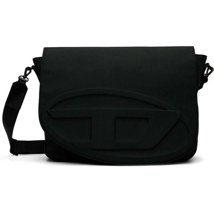Photo: Diesel Black 1dr Messenger Bag