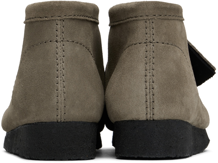 Clarks Originals Gray Wallabee Boots Clarks Originals