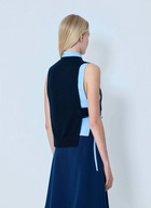 Miu Miu V-Neck Logo Vest
