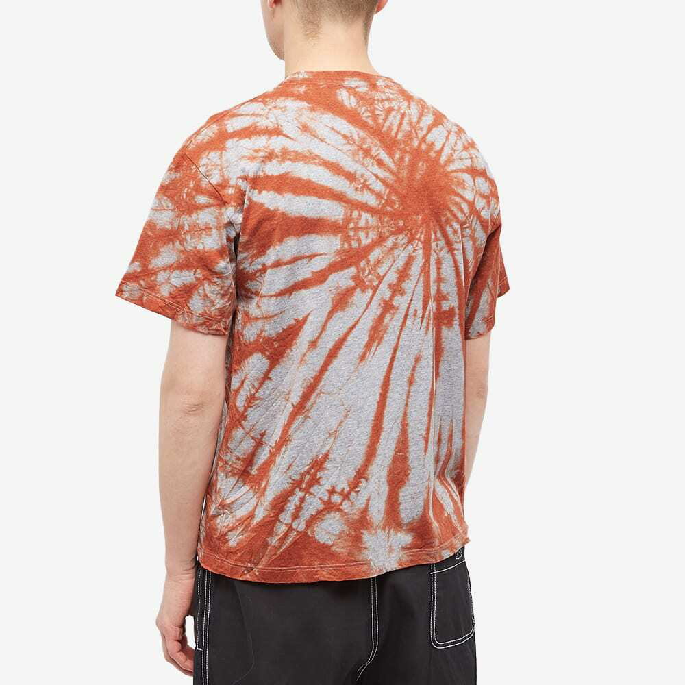 Aries Men's Temple Tie Dye T-Shirt in Orange ARIES