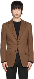 TOM FORD Brown Atticus Blazer