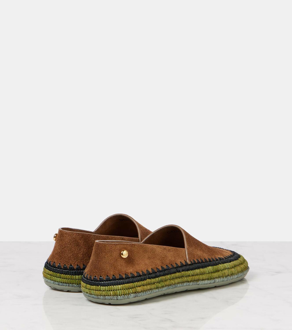 Loewe Paula's Ibiza Rio suede slip-on shoes