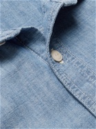 CARHARTT WIP - Clink Bleached Cotton-Chambray Shirt - Blue