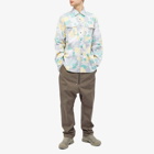 Objects IV Life Men's Relaxed Fit Work Shirt in Yellow Camo